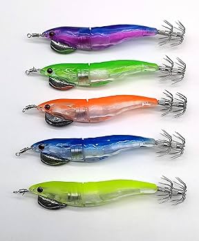 Amazon.co.jp: 【MOTA21】釣り用 光る エギ LEDエギセット エギング